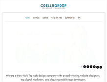 Tablet Screenshot of coellogroup.com